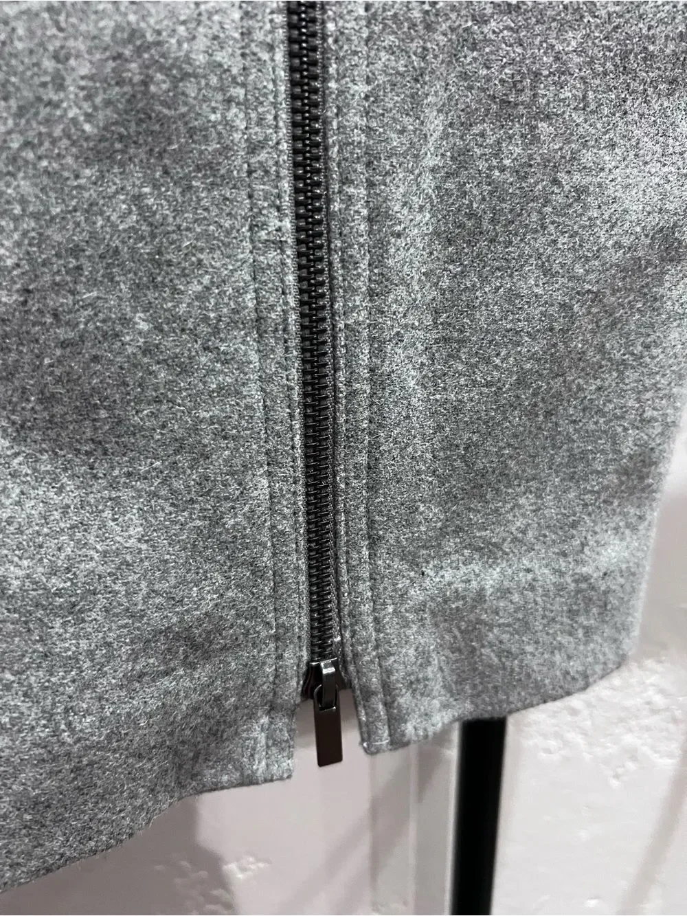J.Crew Wool Pencil Skirt Light Grey Size 2